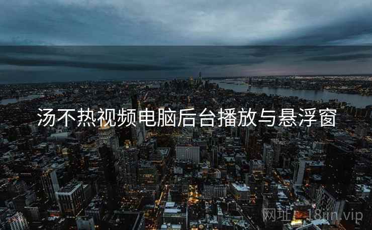汤不热视频电脑后台播放与悬浮窗  第1张