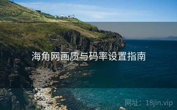 海角网画质与码率设置指南  第1张