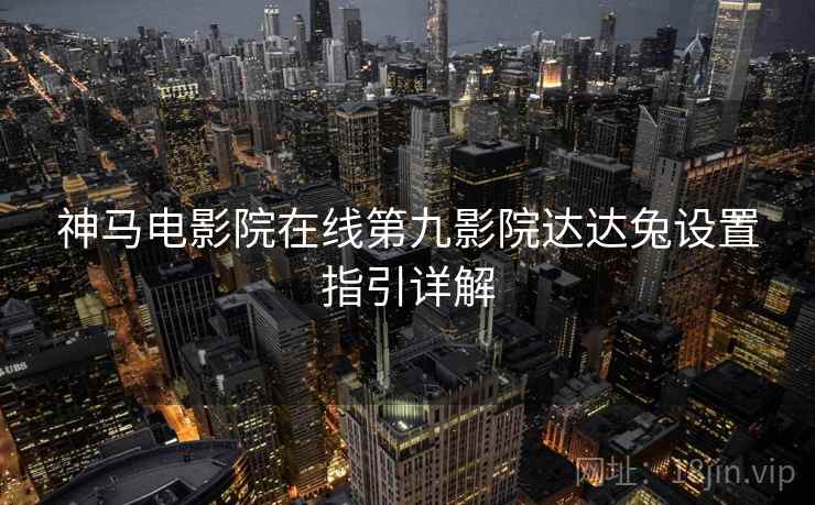神马电影院在线第九影院达达兔设置指引详解  第2张