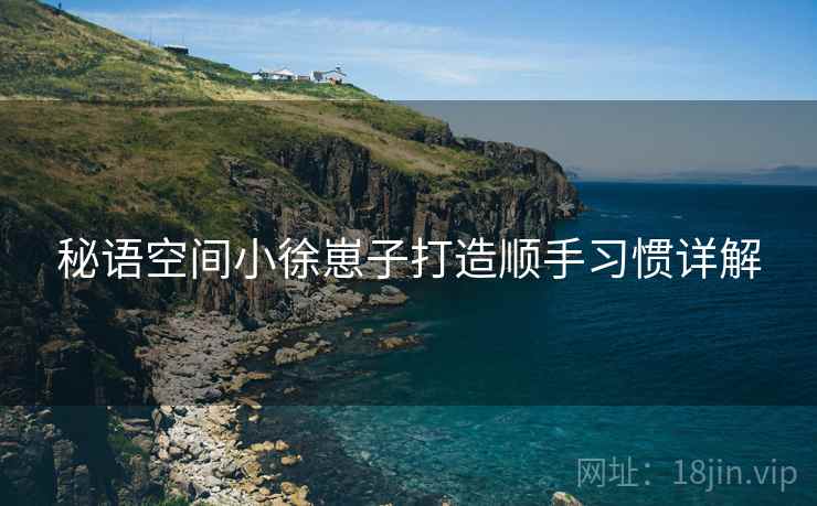 秘语空间小徐崽子打造顺手习惯详解  第2张