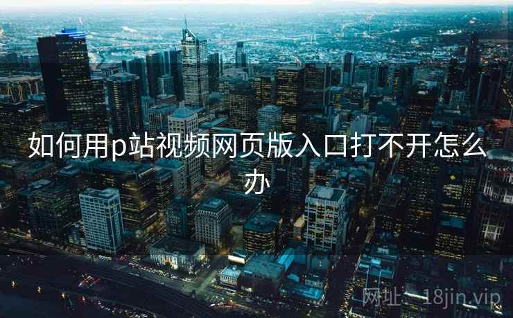 如何用p站视频网页版入口打不开怎么办  第1张