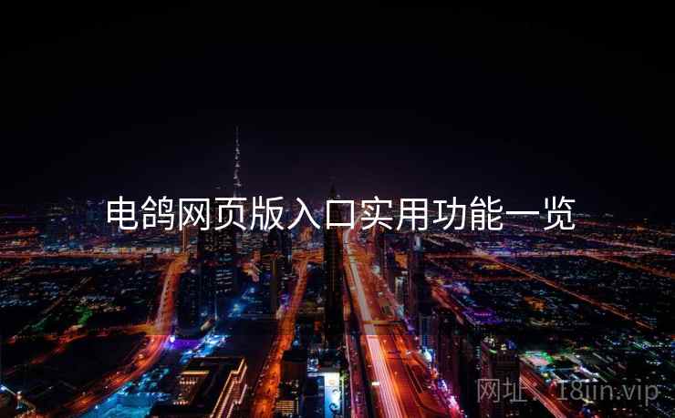 电鸽网页版入口实用功能一览  第2张