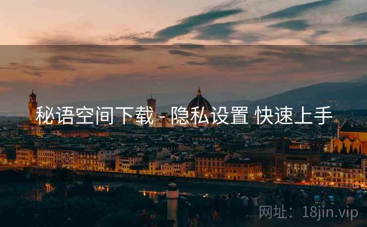 秘语空间下载 - 隐私设置 快速上手  第1张