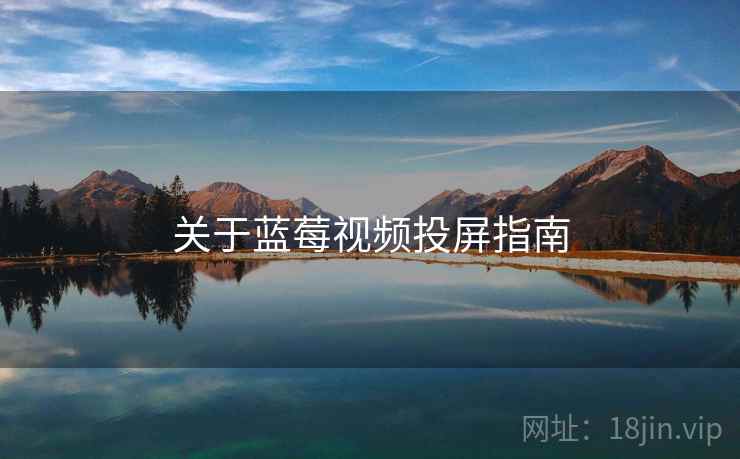 关于蓝莓视频投屏指南  第1张