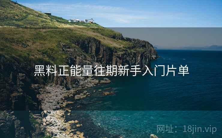 黑料正能量往期新手入门片单  第2张
