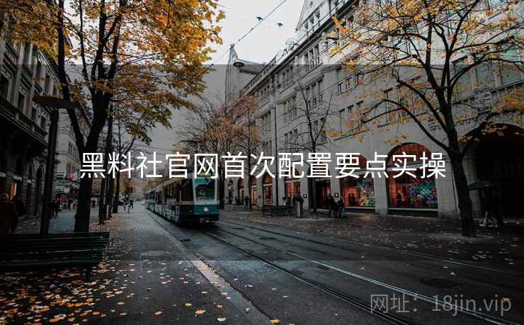 黑料社官网首次配置要点实操  第1张