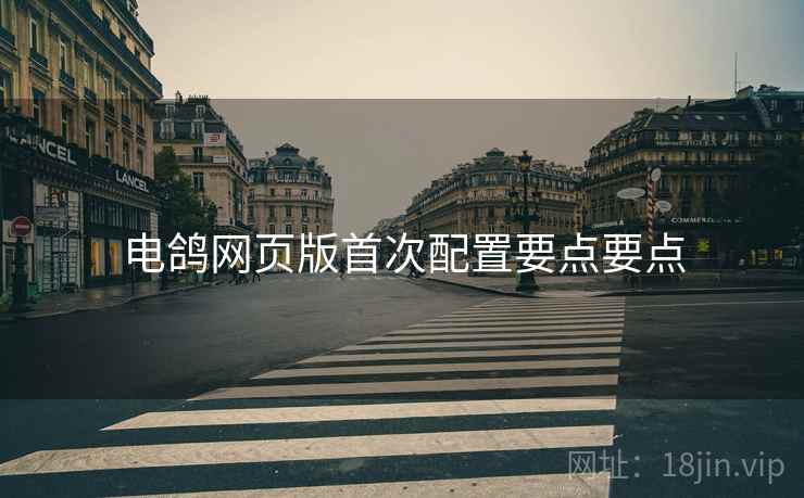 电鸽网页版首次配置要点要点  第2张